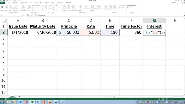 Compute simple interest and use Goal Seek to solve for unknowns смотреть онлайн