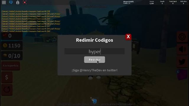 [?UPDATE] Treasure Hunt Simulator 7 codes! смотреть онлайн