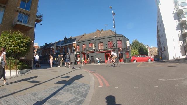 Cycling in London: London Eye to Canary Wharf, via Tower Bridge [4K] ロンドンアイ〜カナリーワーフをサイクリング смотреть онлайн