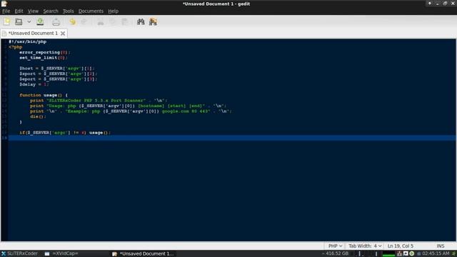 PHP Port Scanner смотреть онлайн