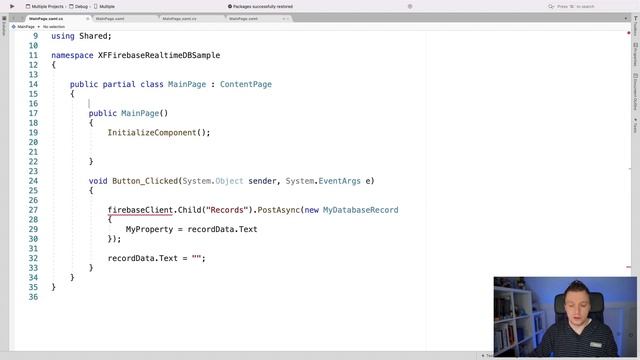 Getting Started with Firebase Realtime Database and Xamarin.Forms смотреть онлайн