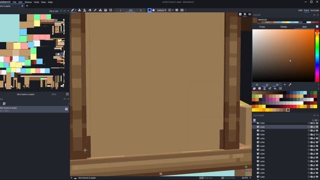 Mini Home | Blockbench Timelapse смотреть онлайн