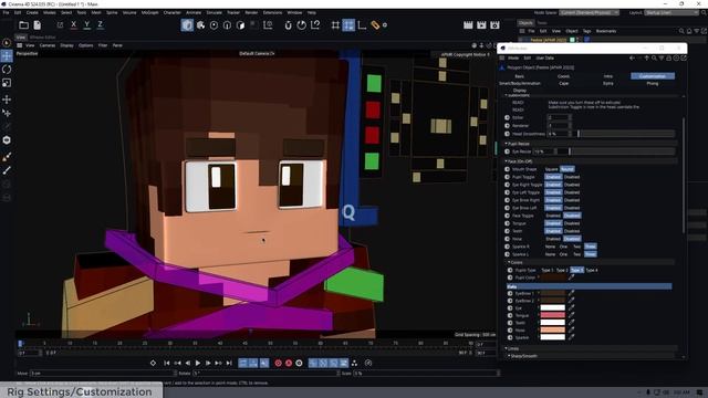 Advanced Feeble Minecraft Rig - 2022 Edition (Cinema 4D смотреть онлайн
