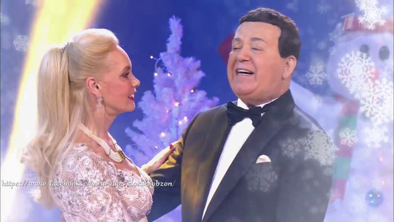 Иосиф и Нелли Кобзон - Белый Танец (Новогодняя ночь на "Первом") (01.01.2016) смотреть онлайн