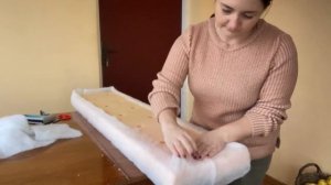 КАРЕТНАЯ СТЯЖКА СВОИМИ РУКАМИ / Обтяжка сидения пошагово