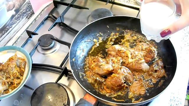 КУРИНАЯ ПЕЧЕНЬ В СЛИВОЧНОМ СОУСЕ | Irina Belaja смотреть онлайн