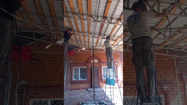 Ремонтируем навес