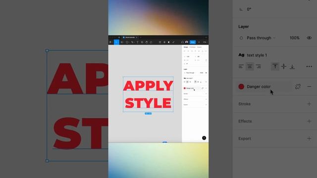 How to apply styles in Figma смотреть онлайн
