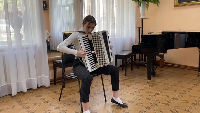 Выпускной Экзамен 2021г ДШИ им. П.И.Чайковского | Пилявец Валентина 5 класс, аккордеон смотреть онлайн