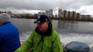 Проверим на деле! 4 человека на рибе 430 с лодочным мотором ямаха 40!