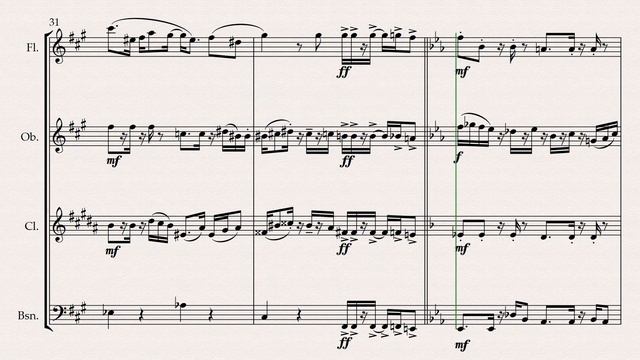 "RITMICO" for Wind Quartet (sheet music) Original Concert Piece, by Grant Horsley смотреть онлайн