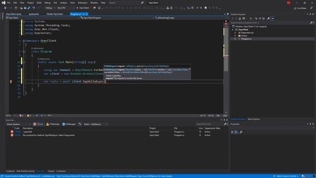 Как написать первый клиент-сервер микросервис на C# смотреть онлайн