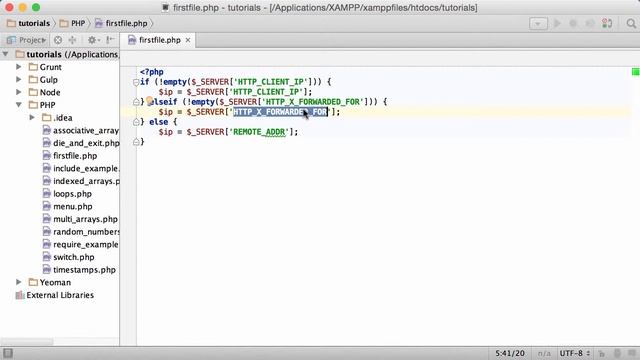 PHP Tutorial - #46 - A Better Way to Get a Visitors' IP Address смотреть онлайн