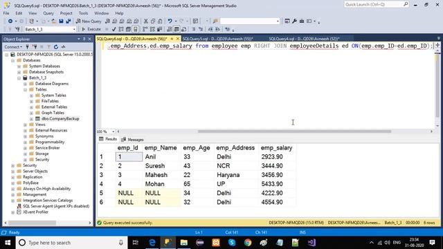 SQL Joins in Hindi | SQL joins with examples смотреть онлайн