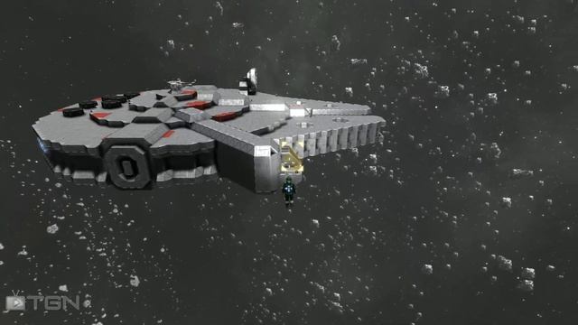 Space Engineers : "Millennium Falcon" Star Wars Ship (Community Build) смотреть онлайн
