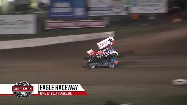 World of Outlaws Craftsman Sprint Cars Eagle Raceway June 13, 2017 | HIGHLIGHTS смотреть онлайн