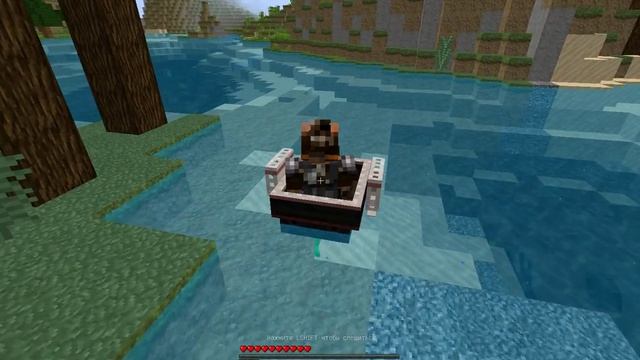 ПАРОВАЯ ЛОДКА - Minecraft (Обзор мода) смотреть онлайн