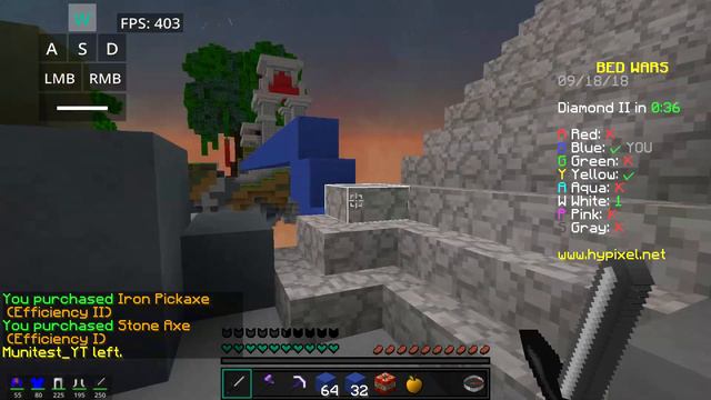 ТОПОВЫЙ РЕСУРСПАК ДЛЯ ПВП! - MINECRAFT BEDWARS HYPIXEL смотреть онлайн