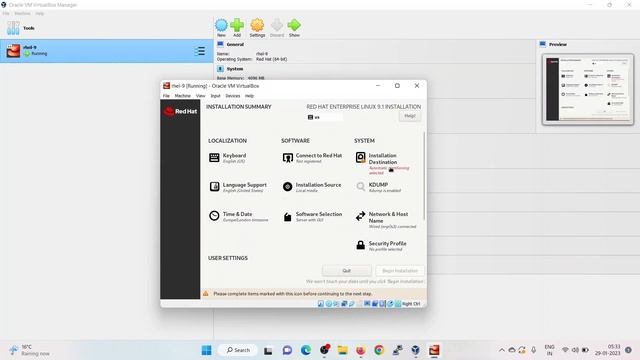 How to Install RHEL 9 (Red Hat Enterprise Linux) on VirtualBox Step by Step смотреть онлайн