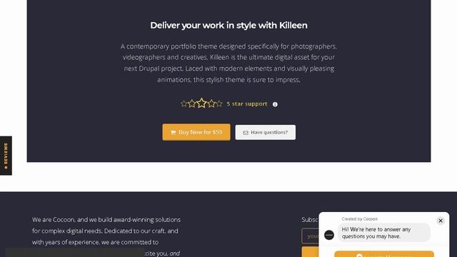Killeen - Portfolio Showcase Drupal Theme | Themeforest Templates смотреть онлайн