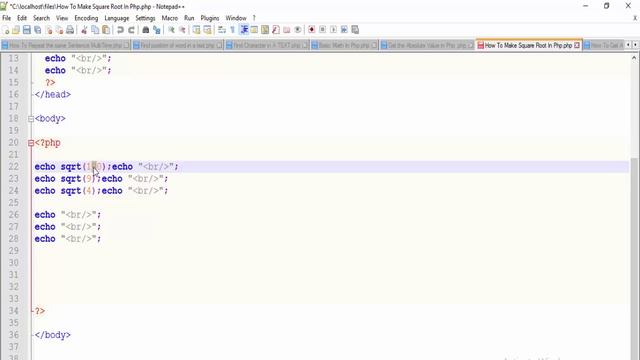 PHP||How To Make A Square Root In Php смотреть онлайн