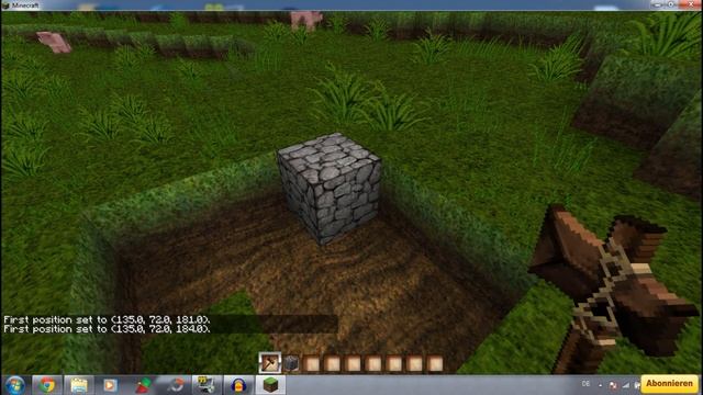 Minecraft 1.4.7 Tutorial - Single Player Commands Mod (World Edit) [Deutsch] [HD] смотреть онлайн