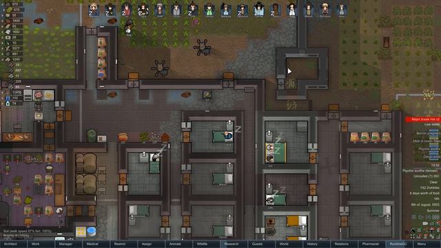 Calm | RimWorld HARDCORE ZOMBIE SURVIVAL - Part 62 смотреть онлайн
