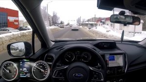 Subaru Forester 2022 - POV test drive. Driver’s eyes