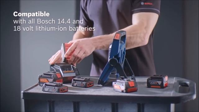 Bosch GLI 18V-1900 Professional cordless worklight смотреть онлайн