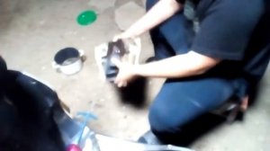 как очистить бак от ржавчины скутера или мопеда