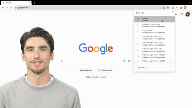 How to Cast Mac or PC to Chromecast TV - Screen Mirror Desktop (Connect Display Wirelessly) смотреть онлайн