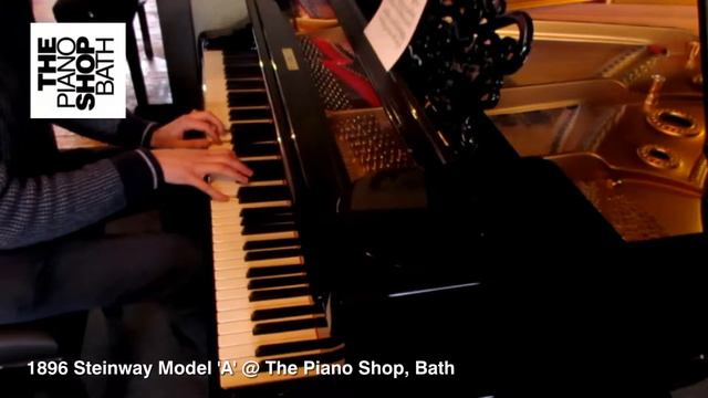 1896 Polished Black Steinway Model 'A' @ The Piano Shop Bath смотреть онлайн