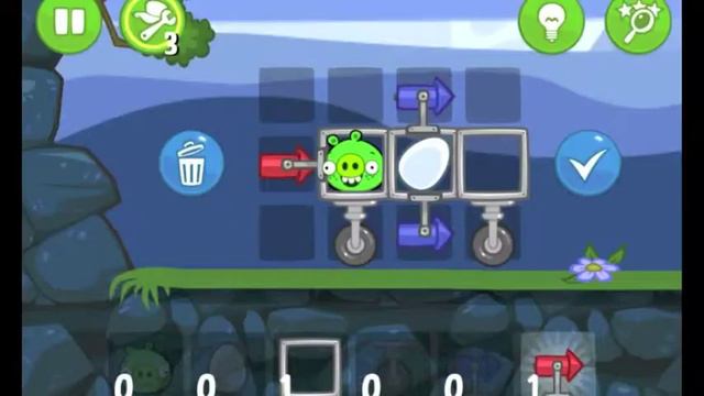Bad Piggies Level 4-8 Flight in the night 3 Stars Walkthrough смотреть онлайн