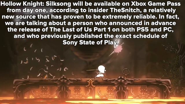 Hollow Knight: Silksong will be available on Xbox Game Pass from Day One смотреть онлайн