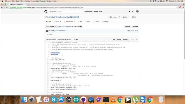 Raspberry Pi L3G4200D Ultra-Stable Gyroscope Python Tutorial смотреть онлайн