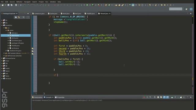 Programming Breakout Game in Java - Tutorial 2/2 смотреть онлайн