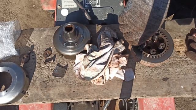 Ремонт минитрактора. Замена сцепления. смотреть онлайн