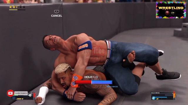 John Cena Vs Solo Sikoa WWE Elimination Chamber Game Play - WWE 2k23 PS5 GAME PLAY смотреть онлайн