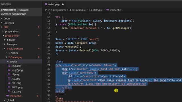 Tutoriel PHP - Créer un catalogue (basique) de produits en PHP - le code (3/3) смотреть онлайн
