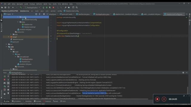 Spring Boot Rest Service with Java 11 Module смотреть онлайн