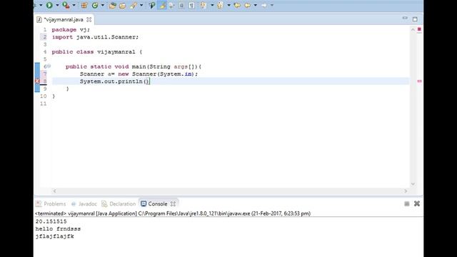 Java Tutorials #6 Scanner ( हिन्दी) смотреть онлайн