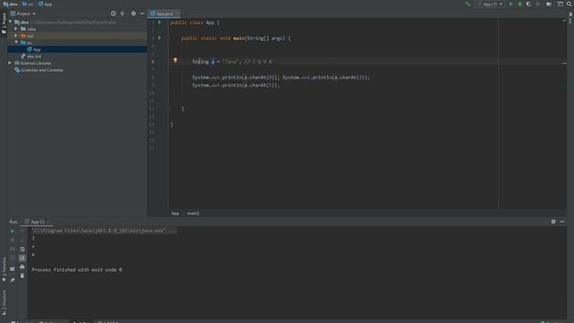 #1 Exercise using the charAt built in method in Java смотреть онлайн