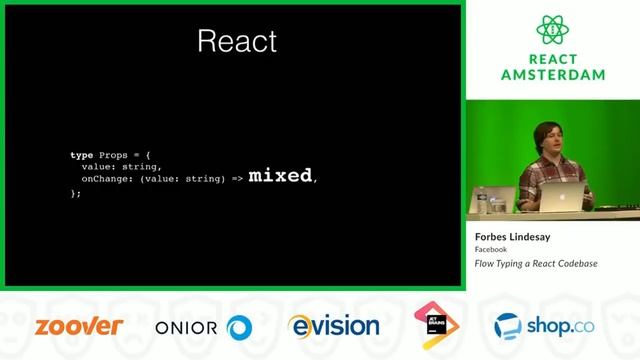 Flow Typing a React Codebase - Forbes Lindesay 2019 смотреть онлайн