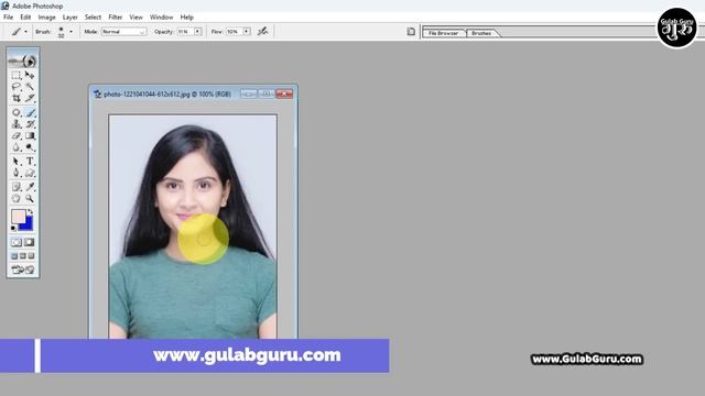 How to make passport size photo in photoshop 7.0 (हिंदी) || passport size photo kaise banaye смотреть онлайн