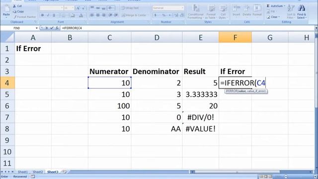 IfError() Formula in excel in Tamil | Excel formulas and Functions in Tamil If error Tamil part 18 смотреть онлайн