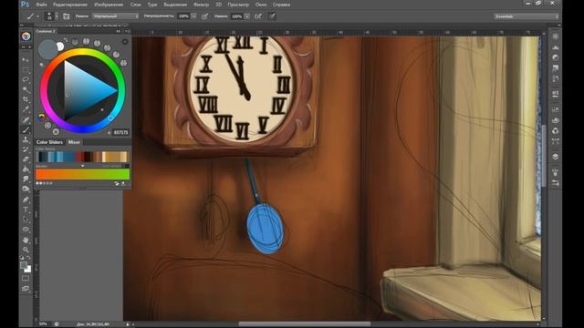 Новогодний рисунок смотреть онлайн