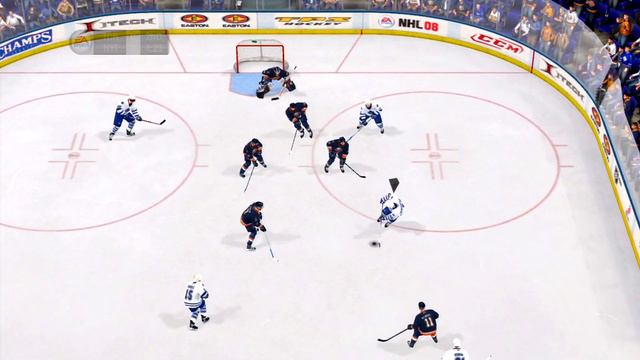 NHL 08 Gameplay New York Islanders vs Toronto Maple Leafs смотреть онлайн
