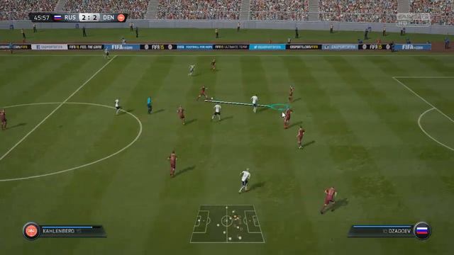 Игра. FIFA 15. Чемпионат Европы - 2020. Россия - Дания. #1 (12+) смотреть онлайн