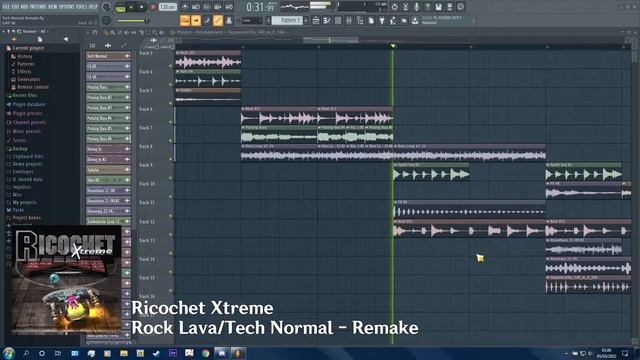Ricochet Xtreme - Rock Lava/Tech Normal [Official Remake | FL Studio Walkthrough] смотреть онлайн