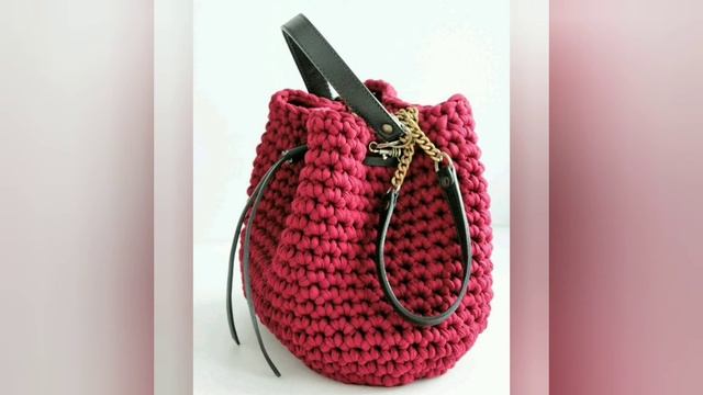 #вязаниеспицамиикрючком Марафон "Рукодельный Декамерон". Сумочка из трикотажной пряжи. смотреть онлайн
